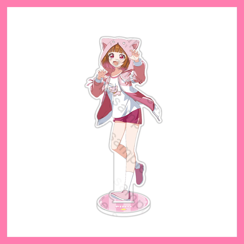 ちろぴの　7周年　がおっと！アクリルスタンド　ミタクルブロック　ぴの　フィギア ⋱🐾『ちろぴの 活動7周年記念グッズ』！📣⋰ 7周年を記念した